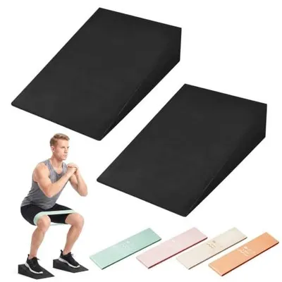 Zdjęcie produktu dla Kliny do przysiadów joga fitness EVA taśmy oporowe treningowe zestaw