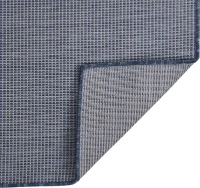 Produktbild von vidaXL Outdoor-Teppich Flachgewebe 80x250 cm Blau