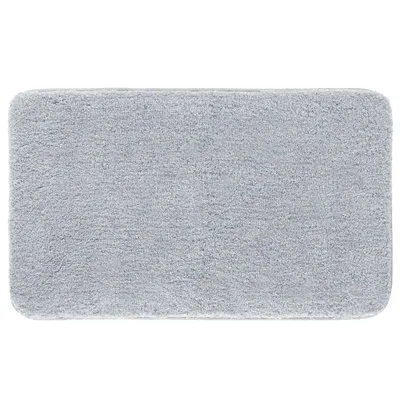 Produktbild von Badteppich Grund Melange 80 x 140 cm silbergrau