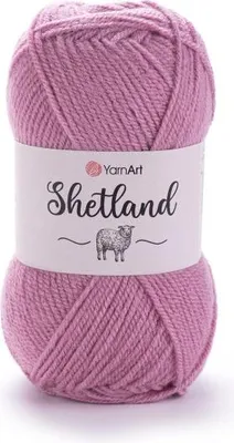 Produktbild von YarnArt Shetland Garn Malinrosa, 70%.Polyacryl, 30% Wolle, Ideal für Winterkleidung