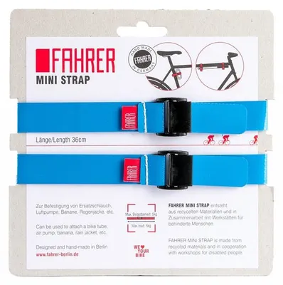 Produktbild von Fahrer Cargo Mini-Gurt m 35x2cm hellblau (2 Stück)