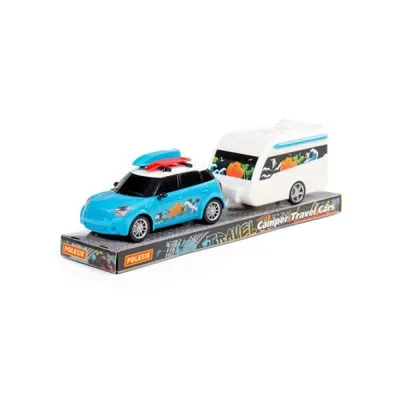 Produktbild von POLESIE Polesie 92533 Kreuzfahrtauto mit einem Anhänger