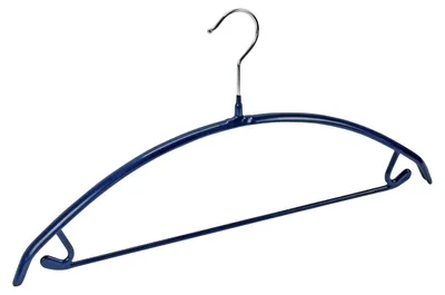 Produktbild von WENKO 10er Set Kleider Bügel Wäsche Garderoben Steg Anti Rutsch Combi Röcke