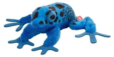 Produktbild von Beppe Kuscheltier Pfeilgiftfrosch blau 10 cm