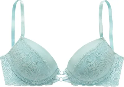 Produktbild von LASCANA Push-up-BH aquablau Größe 75 C