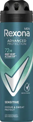 Obrázok produktu pre Rexona Men - Dezodorant v spreji - Sensitive - Sanfter Schutz - 150 ml - 1 balenie