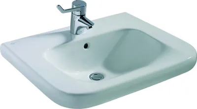 Produktbild von Ideal Standard IDS Waschtisch CONTOUR 21 unterfahrbar 600x555x175mm weiß