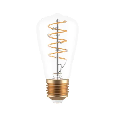 Produktbild von Eglo LED Spiral Filament Leuchtmittel Edison ST64 5W = 35W E27 klar 400lm warmweiß 2700K