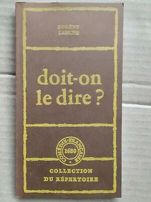 Image de doit on le dire Comédie française