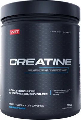 Produktbild von VAST Creatine Ultra Pure (300g) Unflavoured - Kreatin - Kreatin-Monohydrat