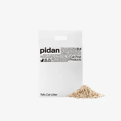 Produktbild von PIDAN Pure Tofu Katzenstreu 2.4 kg staubarm