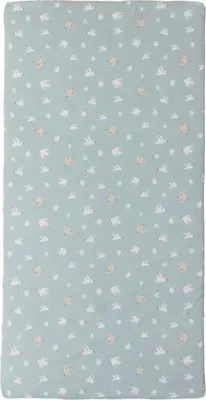 Produktbild von TINEO Reisebettmatratze Over the Sea, 120 x 60 x 4 cm, Blau, Abnehmbarer Bezug, Mit Tragetasche