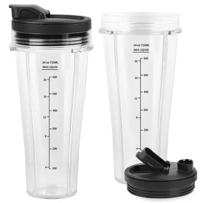 2er-Set Mixerbecher 710 ml kompatibel mit Ninja Mixern