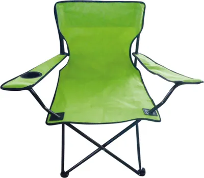 Produktbild von Anglersessel mit Getränkehalter und Tasche Lime
