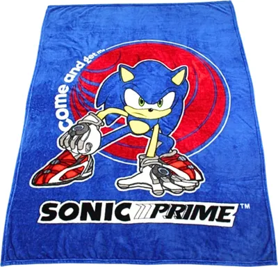 Produktbild von Flanelldecke Sonic The Hedgehog -  Kinder Kuscheldecke - Kinderdecke 110 x 150cm