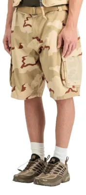 Obrázek produktu pro ALPHA INDUSTRIES – Pánské cargo bermudy Mesh Utility Camo – Velikost 30
