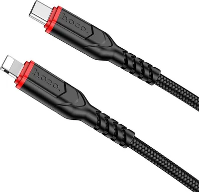 Image de HOCO Câble type C vers Lightning PD 3A 20W X59 1 m noir