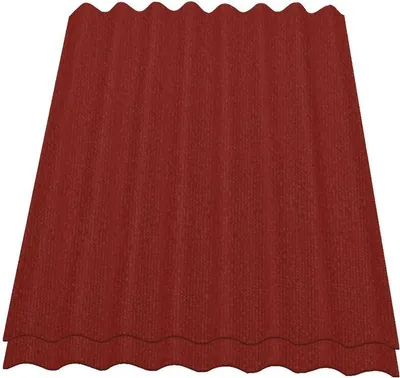 Produktbild von Onduline Easyline Dachplatte Wandplatte Bitumenwellplatten Wellplatte 2x0,76m²  - rot