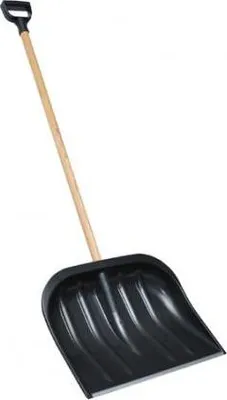 Produktbild von Schneeschaufel, 45 cm, schwarz - große Schaufel 2