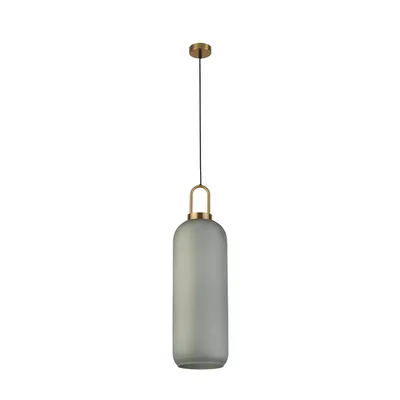 Produktbild von Pipetta Zeitgenössische Aufhängung Stahl Messing Glas 1 Licht E27