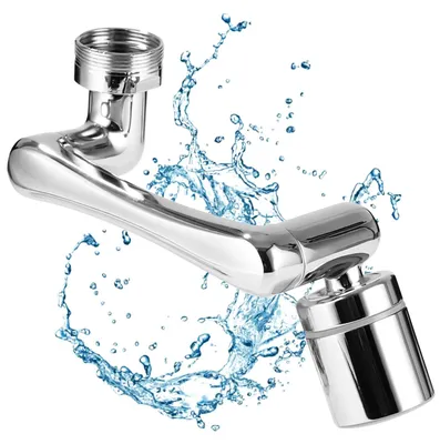 Obrázek produktu pro Kohoutek s otočnou hlavicí, úspora vody, 1440 stupňů, dva režimy proudění