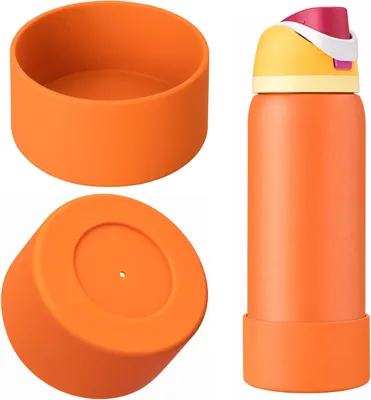 Productafbeelding van Siliconen beschermhoes drinkfles - Set van 2 - Geschikt voor Owala FreeSip 950 ml