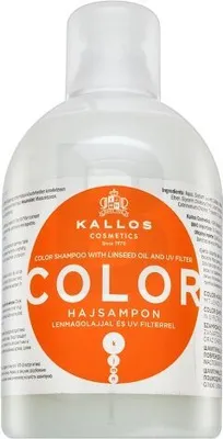 Produktbild von Kallos KJMN Color Shampoo, Unisex, Shampoo, beschädigtes Haar, Gefärbtes Haar, 1000 ml, Ernährung, Schutz, Glanz, Weichmachend, Flasche