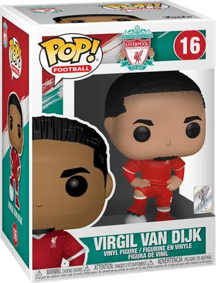 Zdjęcie produktu dla Funko POP Liverpool FC 16 Virgil Van Dijk Figurka Kolekcjonerska