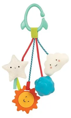 Produktbild von B.Toys Galaxy Sensory Rattle – Sensorik-Greifling mit Beißfunktion