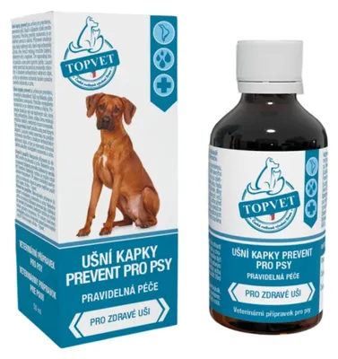 Ušní kapky Prevent pro psy – 50 ml – Green idea