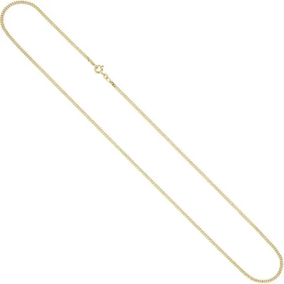 Produktbild von 2,1mm Panzerkette Kette Halskette Halsschmuck Goldkette 333 Gold Gelbgold 80cm