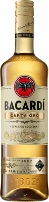 Produktbild von Bacardi Carta Oro, Superior Gold Rum, Spirituose, Alkohol, 37.5%, 1 L