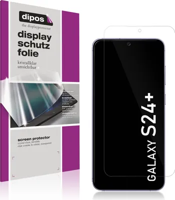 Obrázek produktu pro 4x ochranná fólie pro Samsung Galaxy S24+ čirá ochranná fólie displeje dipos