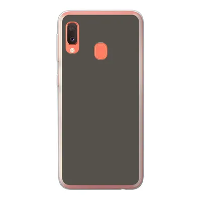 Produktbild von MuchoWow® Handyhülle Schutzhülle Hülle für Samsung Galaxy A20e Grau - Farben - Einfarbig Silikon Softcase Handy Hülle - Abdeckung