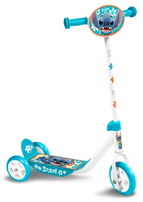 Image de Disney Stitch trottinette 3 roues Freewheel Junior bleu pétrole/blanc