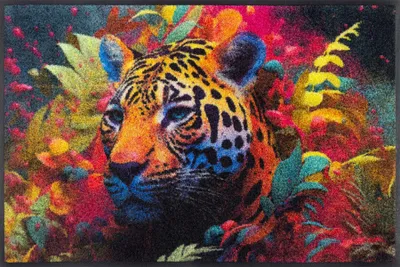 Produktbild von Fußmatte wash+dry Design Leopy McLeopard 50x75 cm