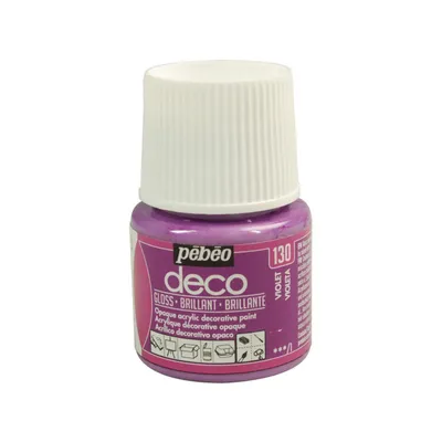 Obrázek produktu pro Akrylová barva Pebeo Deco Glossy, 45 ml, 130 Purple