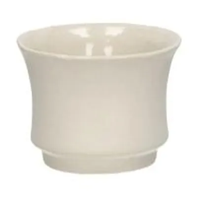 Produktbild von Pomax Tierno Teelichthalter aus Porzellan, Cremeweiß, Ø 7,5 x H 6 cm