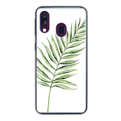 Produktbild von MuchoWow® Handyhülle Schutzhülle Hülle für Samsung Galaxy A40 Pflanze - Aquarell Silikon Softcase Handy Hülle - Handy-Tasche
