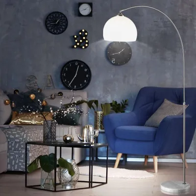 Produktbild von Elegante LED Stehleuchte mit Marmorsockel