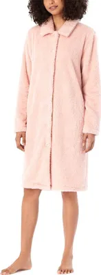 Immagine prodotto di Accappatoio da donna Schiesser Teddy Fleece - rosa - taglia XL