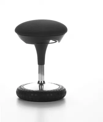 Immagine prodotto di Topstar ausilio ergonomico per la posizione eretta SITNESS 20 Sgabello Sit/stand, sgabello da lavoro regolabile in altezza fino a 100 kg, altezza seduta 44 - 54 cm Tessuto