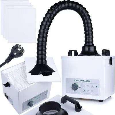 Immagine prodotto di Rosfix XL100 ProFilter - Estrazione Fumi di Saldatura | 100W | 200 m³/h | Tubo 77 cm | HEPA + Carbone + 5x Prefiltro | ≤55dB