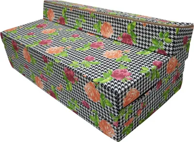 Image de Matelas pliant 200 x 120 x 10 cm - B008 - 3 parties avec appui-tête, se transforme en sofa, housse amovible lavable