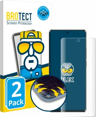 Produktbild von 2x BROTECT Fullscreen Schutzfolie für Ulefone Note 17 Pro Displayschutz Folie Fullcover Klar Transparent