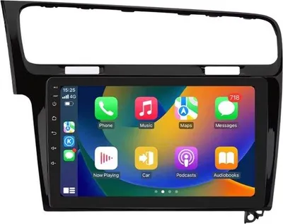 Immagine prodotto di Autoradio con Bluetooth e CarPlay per VW Golf 7 (2013-2017) – compatibile con Apple e Android – impianto stereo con sistema di navigazione – 2 GB di RAM, 32 GB di memoria interna