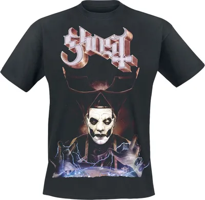 Produktbild von Ghost T-Shirt Herren Re-Imperatour Admat schwarz 3XL