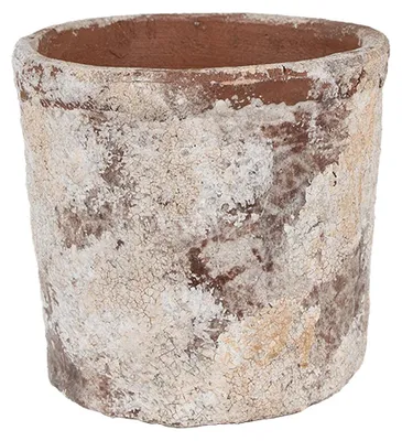 Produktbild von Clayre & Eef Blumentopf Ø 18x15 cm Beige Terrakotta