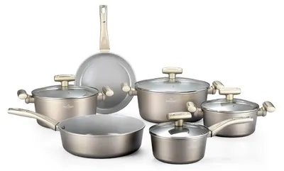 Image de Ensemble de vaisselle Swiss Haus Sada, 10 pièces, collection SAPPHIRE, pour champagne