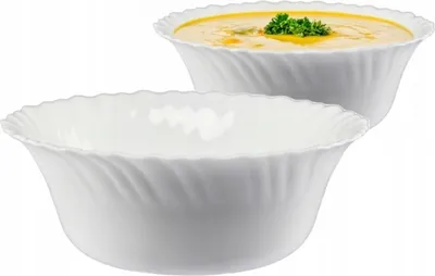 Immagine prodotto di Zuppiera e snack in Vetroceramica bianca 17,5 cm